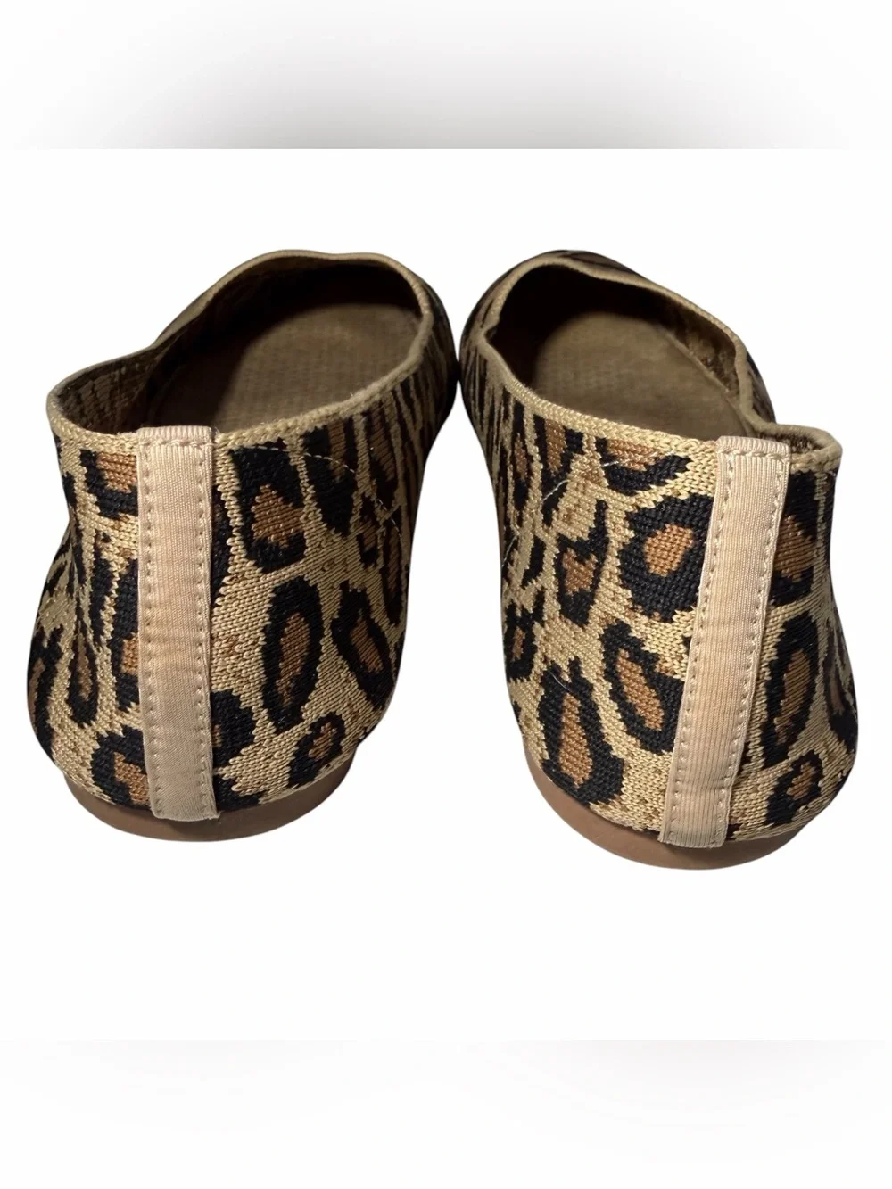 Skechers Flats 9 Cole Claw Animal Print Canvas Loafer